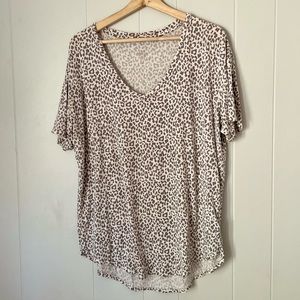 American eagle animal print tee